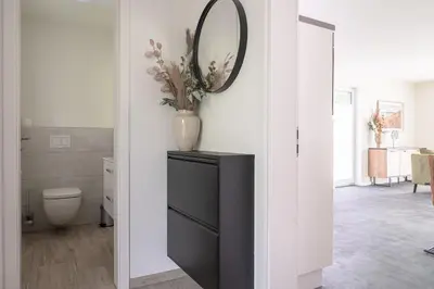 Ein Badezimmer in der Unterkunft Parkblick Parkblick 3