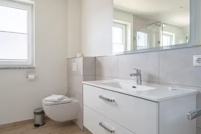 Ein Badezimmer in der Unterkunft Parkblick Parkblick 4