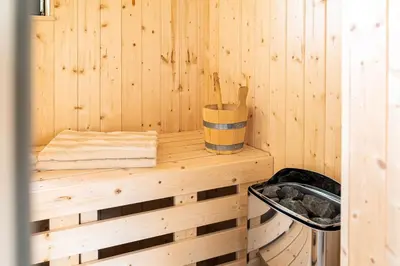 Grundriss der Unterkunft Haus Kornrade -5 Sterne mit Sauna & Kamin