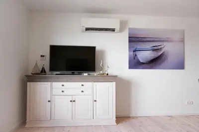 TV/Unterhaltungsangebot in der Unterkunft Nordlichter - Speicher Residenz