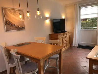 TV/Unterhaltungsangebot in der Unterkunft Hus Sünnschien Wg 1