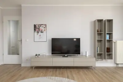 TV/Unterhaltungsangebot in der Unterkunft 5-Sterne-Ferienwohnung - Windflüchter an der Seebrücke