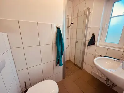 Ein Badezimmer in der Unterkunft Hus Rusty