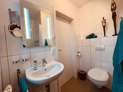 Ein Badezimmer in der Unterkunft Hus Rusty