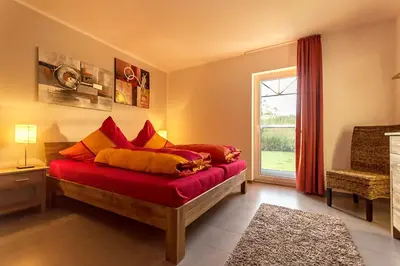 Ein Sitzbereich in der Unterkunft Hus MiGa