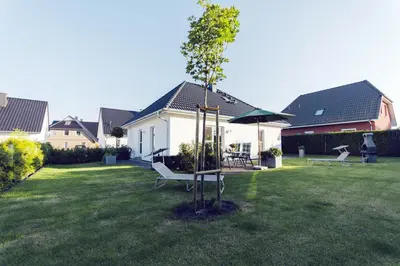 Ein Garten an der Unterkunft Hus MiGa