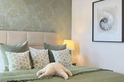Ein Bett oder Betten in einem Zimmer der Unterkunft Bültenzeit