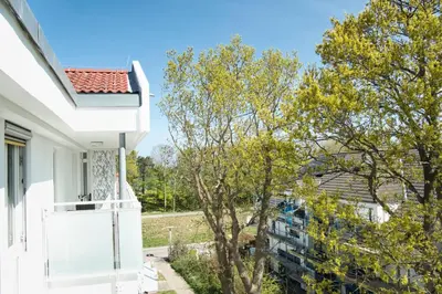 Das Gebäude in dem sich die Ferienwohnung befindet