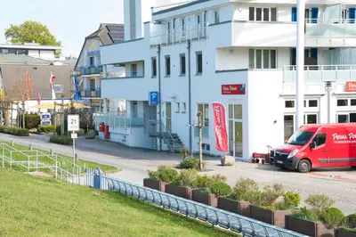 Das Gebäude in dem sich die Ferienwohnung befindet