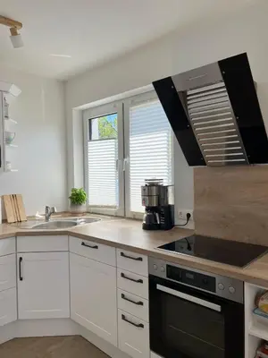 Küche/Küchenzeile in der Unterkunft Haus Luca Fuhlendorf