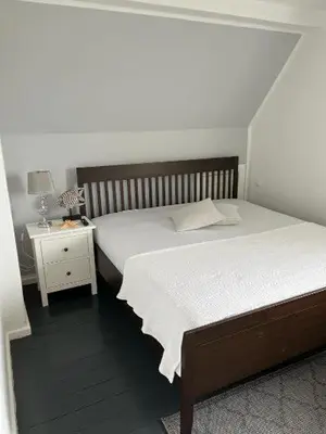 Ein Bett oder Betten in einem Zimmer der Unterkunft Haus Frida