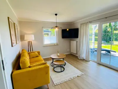 TV/Unterhaltungsangebot in der Unterkunft Ferienwohnung Sol im idyllischen Pruchten