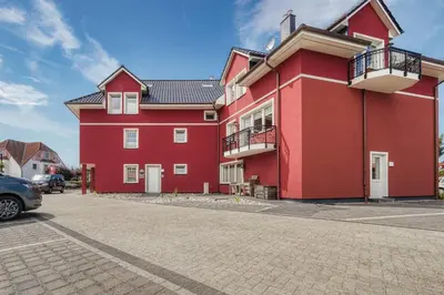 Das Gebäude in dem sich die Ferienwohnung befindet