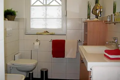 Ein Badezimmer in der Unterkunft Villa Sola Bona Fewo 1