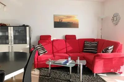 Ein Sitzbereich in der Unterkunft Villa Sola Bona Fewo 1