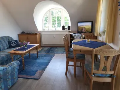 TV/Unterhaltungsangebot in der Unterkunft Kiek mal Kiek, Whg 7