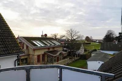 Das Gebäude in dem sich die Ferienwohnung befindet
