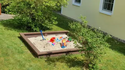 Ein Garten an der Unterkunft Buchengrund Whg 8