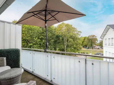 Ein Balkon oder eine Terrasse in der Unterkunft 