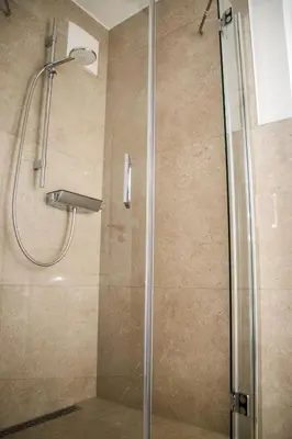 Ein Badezimmer in der Unterkunft Ferienhaus 