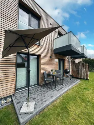 Das Gebäude in dem sich die Ferienwohnung befindet