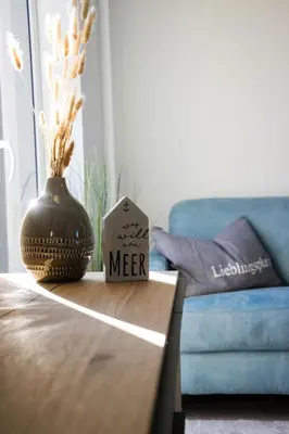 Ein Sitzbereich in der Unterkunft Ferienhaus 