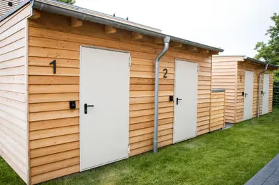 Das Gebäude in dem sich die Ferienwohnung befindet