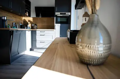 Küche/Küchenzeile in der Unterkunft Ferienhaus 