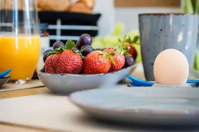 Essen in der Ferienwohnung oder in der Nähe