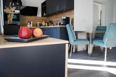 Küche/Küchenzeile in der Unterkunft Ferienhaus 