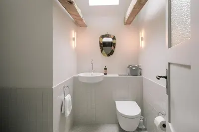 Ein Badezimmer in der Unterkunft Apartment Alte Schmiede