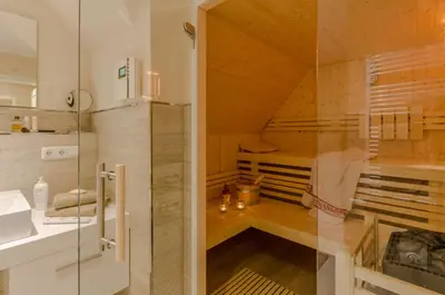 Ein Badezimmer in der Unterkunft Kleine Kirr