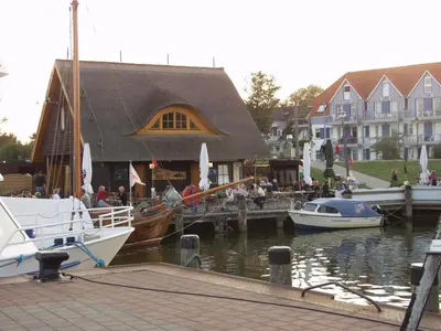 Blick auf einen Fluss in der Nähe der Ferienwohnung