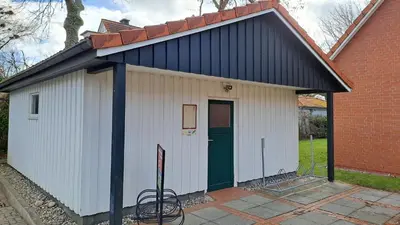 Das Gebäude in dem sich die Ferienwohnung befindet