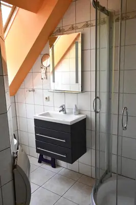 Ein Badezimmer in der Unterkunft Falke - der Ostsee so nah