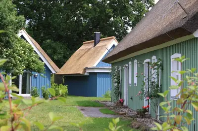 Ein Garten an der Unterkunft Am Trommelplatz - Ferienwohnung 2