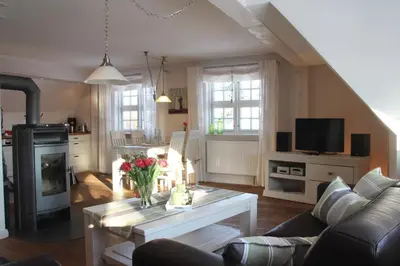 Küche/Küchenzeile in der Unterkunft Am Trommelplatz - Ferienwohnung 3