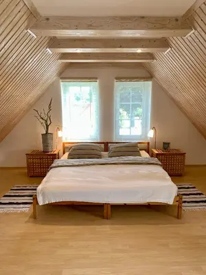 Ein Bett oder Betten in einem Zimmer der Unterkunft Anni