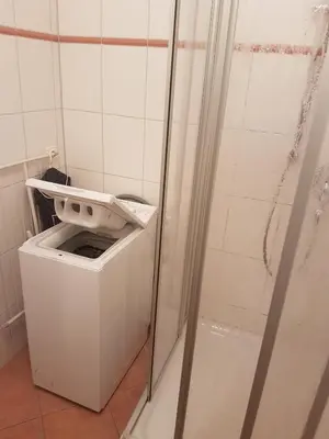 Ein Badezimmer in der Unterkunft Am Haferland 