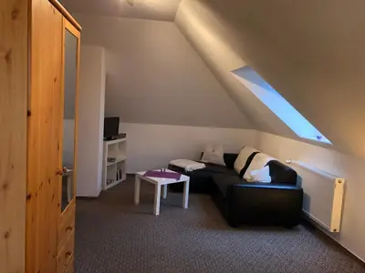 Ein Sitzbereich in der Unterkunft Graureiher