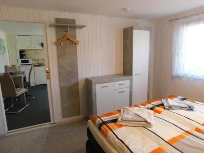 Ein Bett oder Betten in einem Zimmer der Unterkunft Haus Krüger
