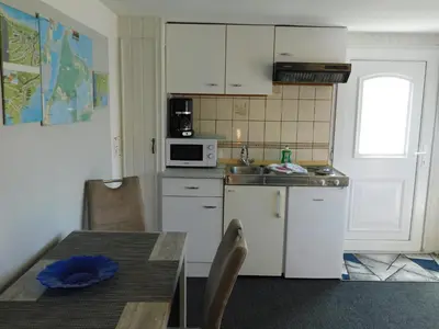 Küche/Küchenzeile in der Unterkunft Haus Krüger