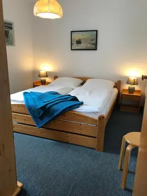 Ein Bett oder Betten in einem Zimmer der Unterkunft Pension Martens - Jana