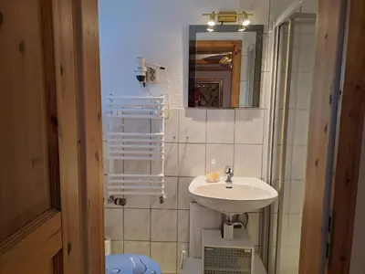 Ein Badezimmer in der Unterkunft Koje
