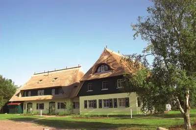 Das Gebäude in dem sich die Ferienwohnung befindet