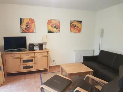 TV/Unterhaltungsangebot in der Unterkunft Residenz am Haferland