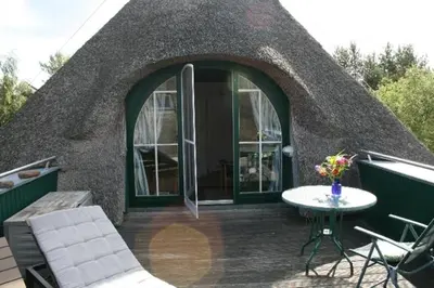 Das Gebäude in dem sich die Ferienwohnung befindet