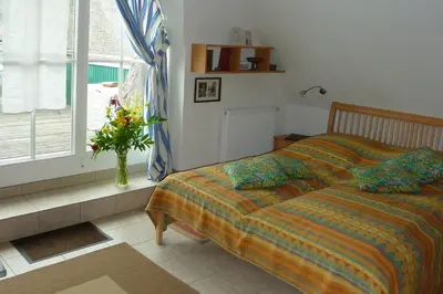 Ein Bett oder Betten in einem Zimmer der Unterkunft Residenz am Haferland Whg 14