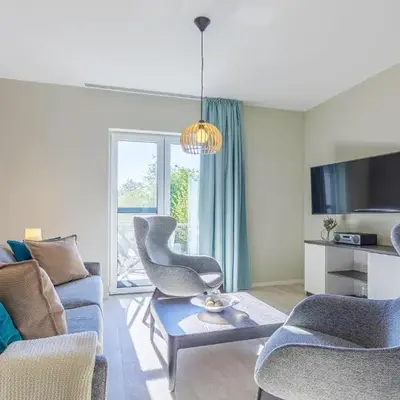 Achterndieck - Modernes 5-Sterne Erdgeschoss-Apartment mit Balkon