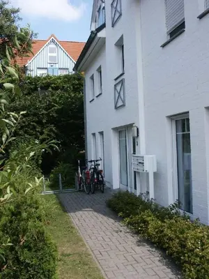 Das Gebäude in dem sich die Ferienwohnung befindet